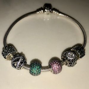 Pandora Charm Bracelet with Charms